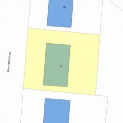 70 Beaconwood Rd, Newton, MA 02461 plot plan