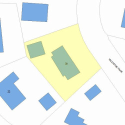 39 Valentine Park, Newton, MA 02465 plot plan