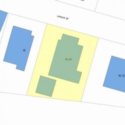 16 Upham St, Newton, MA 02465 plot plan