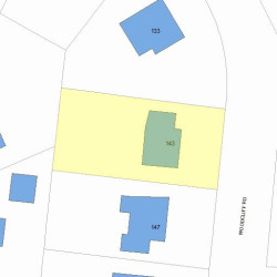 143 Woodcliff Rd, Newton, MA 02461 plot plan