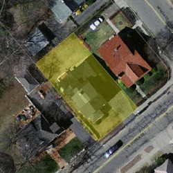 541 California St, Newton, MA 02460 aerial view