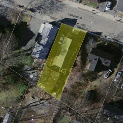 78 Gardner St, Newton, MA 02458 aerial view