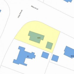 1840 Beacon St, Newton, MA 02459 plot plan