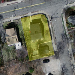 512 Auburn St, Newton, MA 02466 aerial view