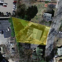 20 Garland Rd, Newton, MA 02459 aerial view