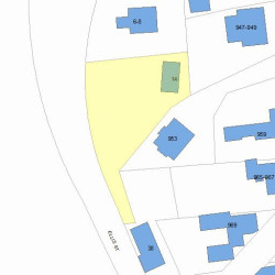 14 Ellis St, Newton, MA 02464 plot plan
