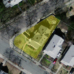 127 Dickerman Rd, Newton, MA 02461 aerial view