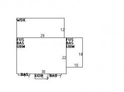 16 Lewis St, Newton, MA 02458 floor plan