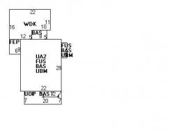 171 Melrose St, Newton, MA 02466 floor plan