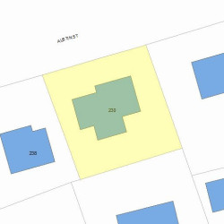 230 Austin St, Newton, MA 02465 plot plan