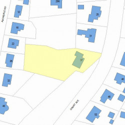 37 Grant Ave, Newton, MA 02459 plot plan