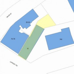 80 Langley Rd, Newton, MA 02459 plot plan