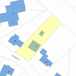 34 Collins Rd, Newton, MA 02468 plot plan