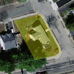 60 Dickerman Rd, Newton, MA 02461 aerial view