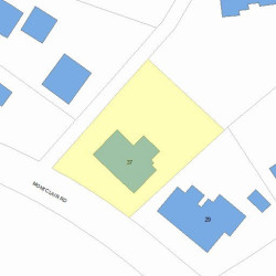 37 Montclair Rd, Newton, MA 02468 plot plan