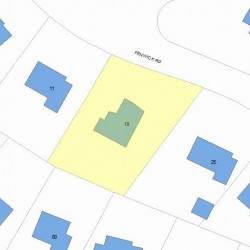 19 Fenwick Rd, Newton, MA 02468 plot plan