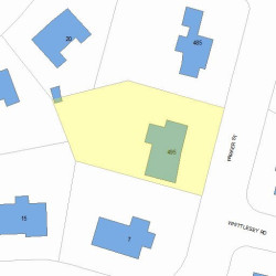 495 Parker St, Newton, MA 02459 plot plan