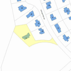 18 Rochester Rd, Newton, MA 02458 plot plan