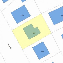 1234 Walnut St, Newton, MA 02461 plot plan