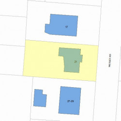 21 Wessex Rd, Newton, MA 02459 plot plan