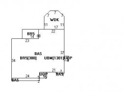 52 Great Meadow Rd, Newton, MA 02459 floor plan