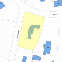 10 Dartmouth St, Newton, MA 02465 plot plan