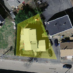 845 Boylston St, Newton, MA 02461 aerial view