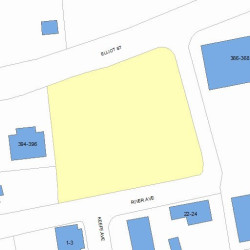 25 River Ave, Newton, MA 02464 plot plan