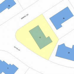 10 Donna Rd, Newton, MA 02459 plot plan
