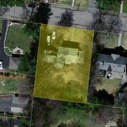 108 Pine Ridge Rd, Newton, MA 02468 aerial view