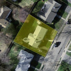 142 Truman Rd, Newton, MA 02459 aerial view