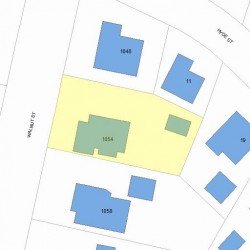 1054 Walnut St, Newton, MA 02461 plot plan