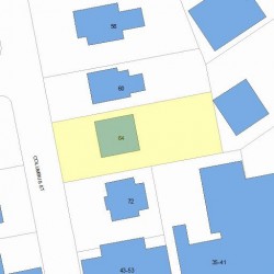 64 Columbus St, Newton, MA 02461 plot plan