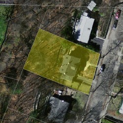 64 Oak Cliff Rd, Newton, MA 02460 aerial view