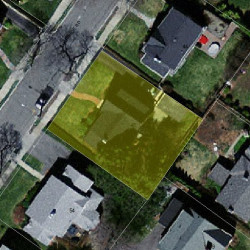 48 Arapahoe Rd, Newton, MA 02465 aerial view