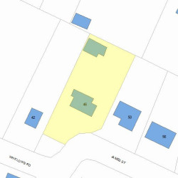 46 James St, Newton, MA 02465 plot plan
