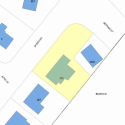 295 Spiers Rd, Newton, MA 02459 plot plan