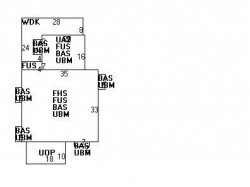 454 Ward St, Newton, MA 02459 floor plan