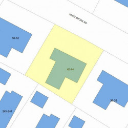 42 Whittemore Rd, Newton, MA 02458 plot plan