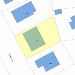 1144 Chestnut St, Newton, MA 02465 plot plan