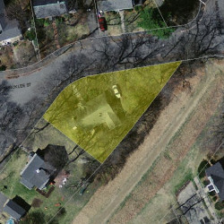 2 Terrace Ave, Newton, MA 02461 aerial view
