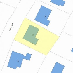 15 Simpson St, Newton, MA 02458 plot plan