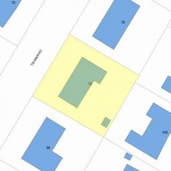 78 Truman Rd, Newton, MA 02459 plot plan