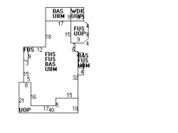 22 Shaw St, Newton, MA 02465 floor plan