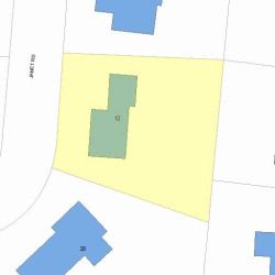 12 Janet Rd, Newton, MA 02459 plot plan