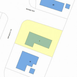 4 Brandeis Cir, Newton, MA 02459 plot plan