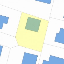 1 Williams Ct, Newton, MA 02464 plot plan
