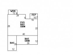 55 Faxon St, Newton, MA 02458 floor plan