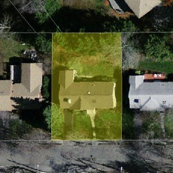 63 Clifton Rd, Newton, MA 02459 aerial view