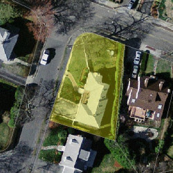 6 Dudley Rd, Newton, MA 02459 aerial view